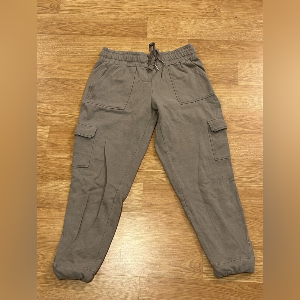 Tan Cargo Jogger Pants